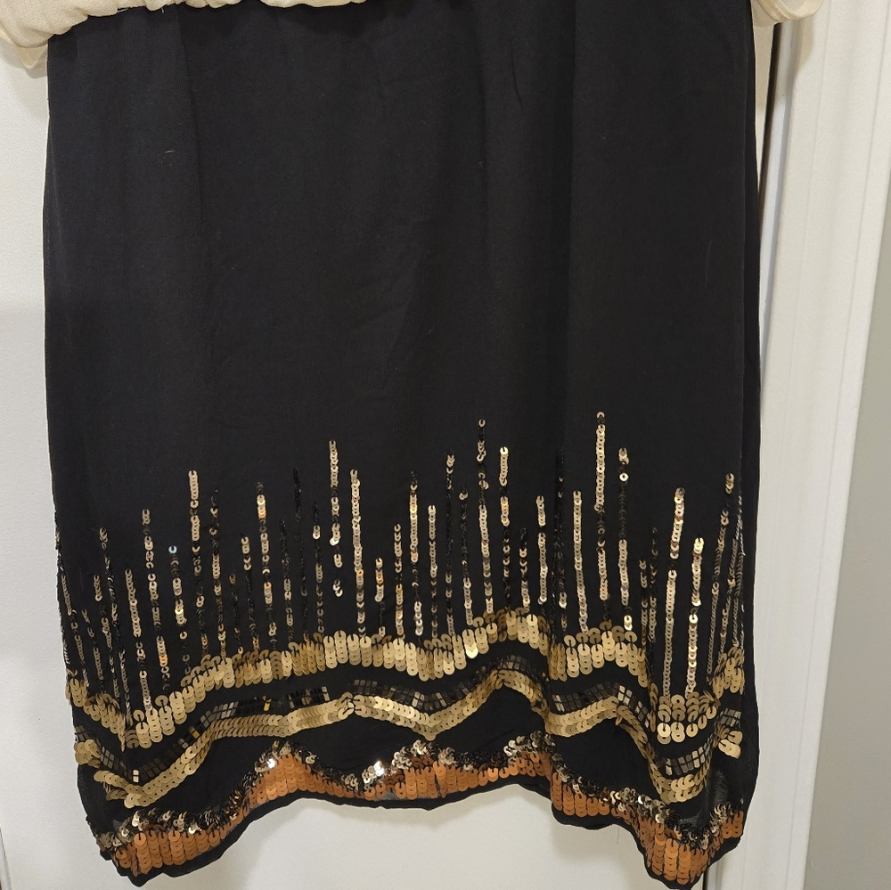 Vero Moda Sister Mini Dress Size Large White Asparagus - Picture 4 of 11